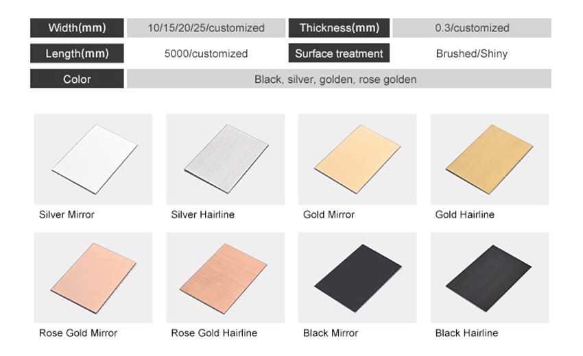 stainless steel decorative strip stainless steel decorative strip